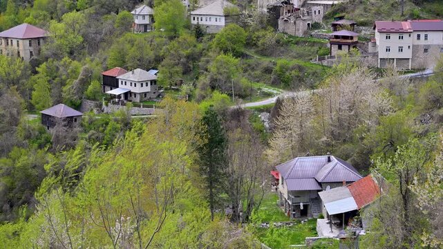 Scenic Galicnik mountain village in Macedonia