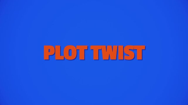 Plot Twist Animated Text Loop