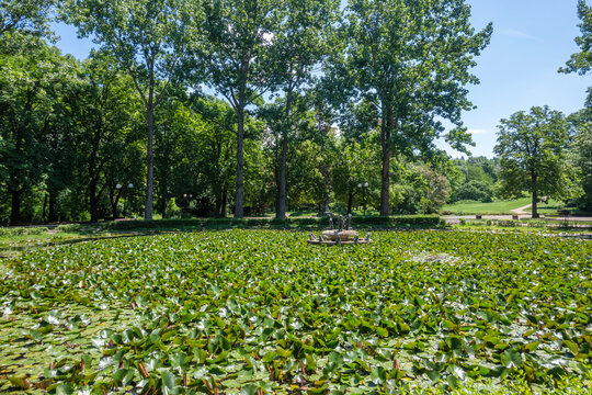 Landscape of Borisova gradina in city of Sofia, Bulgaria