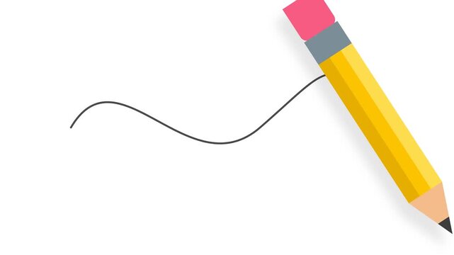 pencil icon illustrating writing process representing education creativity and learning tool