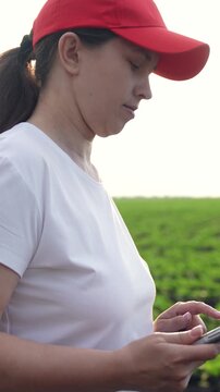 Agriculture, Boosting farm yield with digital tools, Woman s contribution to agriculture, Crop field in spring, Woman as farm tech leader, Digital tools for agro progress, Efficient farm monitoring