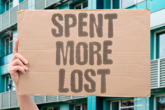 "Spent More Lost" A challenger outspends the favorite by millions but still loses. SPENT. MORE. LOST. CHALLENGER. ENDORSE.