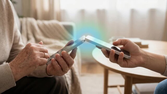Peer to peer NFC transfer peer nfc transfer smartphone mobile payment