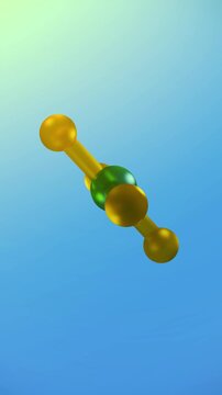 A Krypton Particle or Molecule in Microscopic World - Vertical