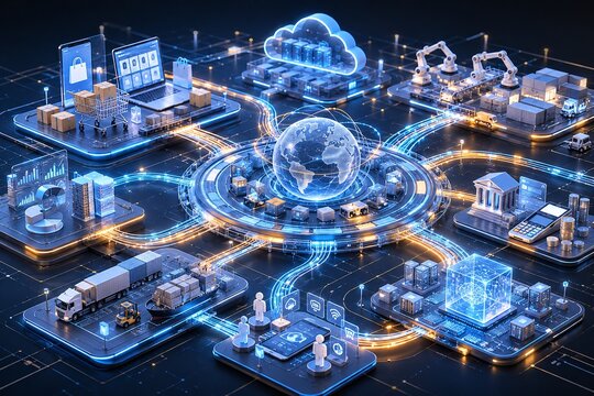 Global Digital Economy Connecting Commerce Finance and Technology