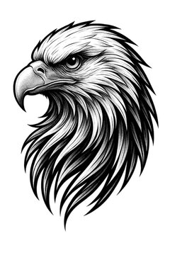 eagle head vector