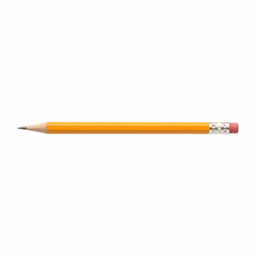 pencil on white background