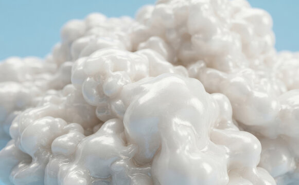 White bubbly foam texture background close up abstract creamy substance macro shot for design