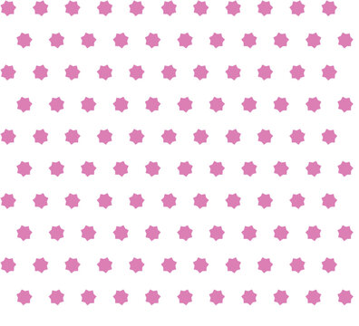 Seamless pink starburst pattern background - design for textile prints, gift wrapping paper, and web banners. Transparent SVG version.