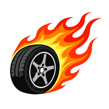 wheel and fire