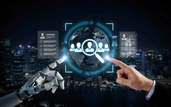 Artificial intelligence for global recruitment and hiring