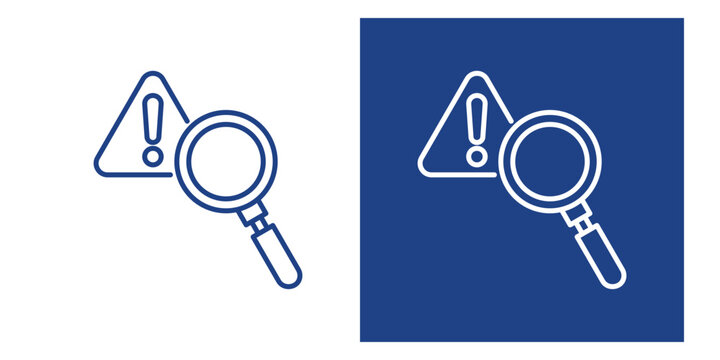 Problem Identification Blue And White Icon Style Collection