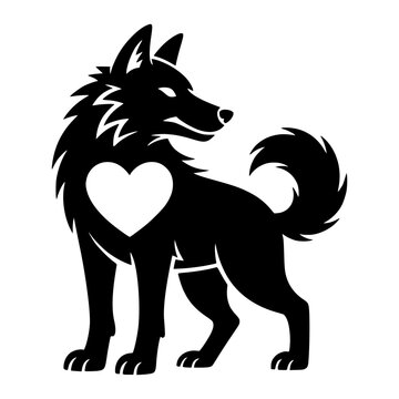 Wolf With Heart
