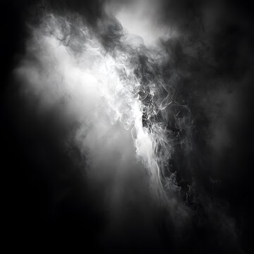 Soft luminous smoke drifting in shadows high resolution picture