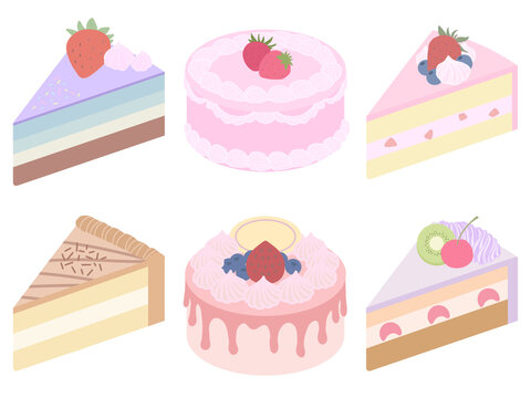 ケーキの素材セット