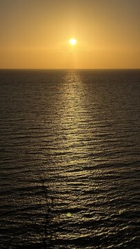 A breathtaking sunset at Red Bluff Lookout in Melbourne, where golden skies meet the sparkling bay. 