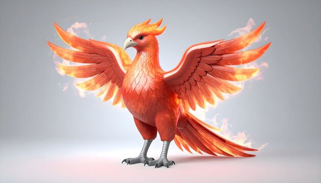 Mythical Phoenix of Fire
