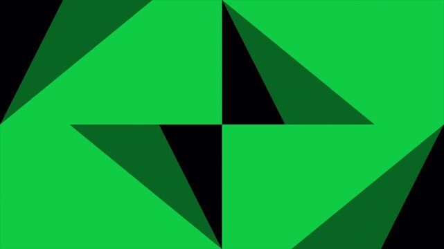 Pack of Four Clockwise Radial Wipe Transitions with Green Alpha