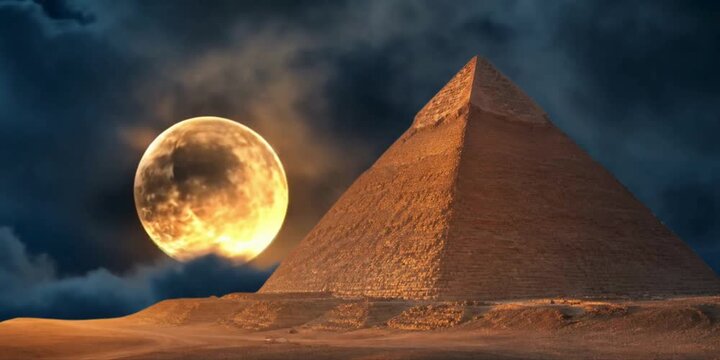 pyramid in the night sky pyramids in the night