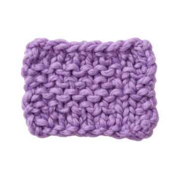 Soft purple knitted fabric with rich texture and sensory appeal perfect for cozy textile projects and warm clothing