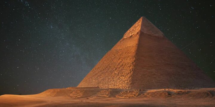 pyramid in the night sky pyramids in the night