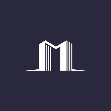 building lette M icon