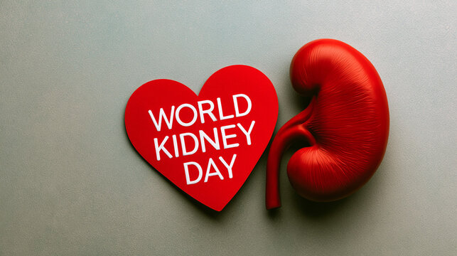 World Kidney Day, Kidney Health and Disease Awareness Concept.