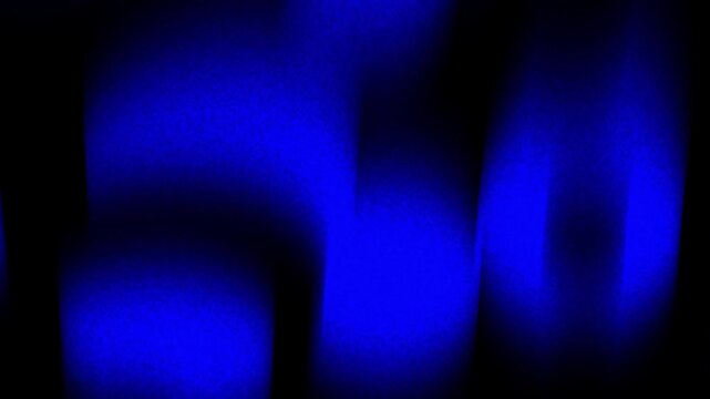Fluid blue light blobs moving across a dark background