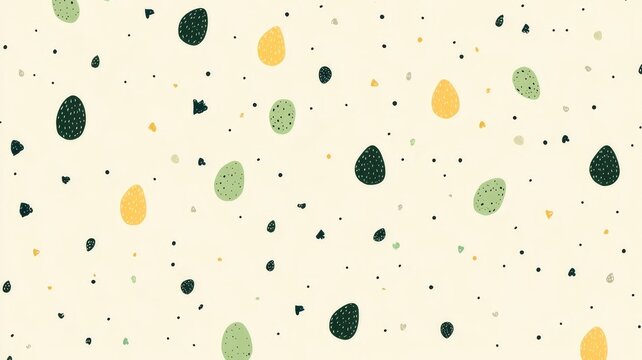Seamless easter egg pattern texture wallpaper background design for holiday celebration and festive spring season decoration graphics.
