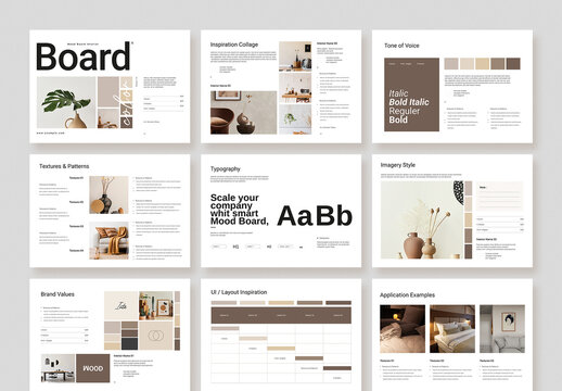 Interior Mood Board Template