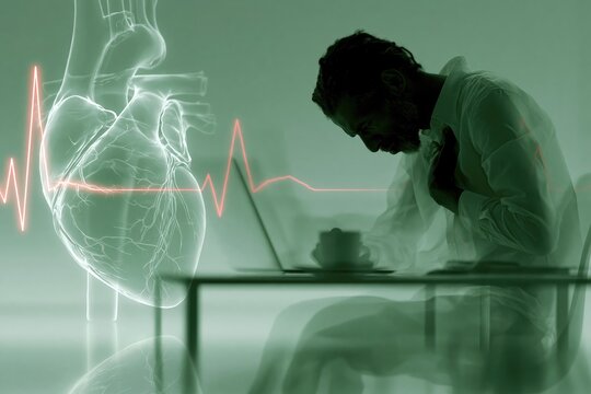 Glowing Heart Monument: A Distressed Office Workers Perspective