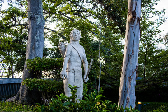 Statue of Cacique Lempira, a national hero of Honduras history