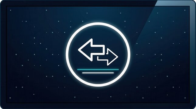 System upgrade and data synchronization digital concept with glowing refresh icon, loading bar on coding background, and iconic