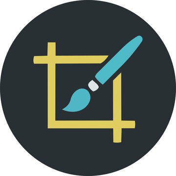 minimalist icon editing tools in flat modern vector style for technology settings and web application ui