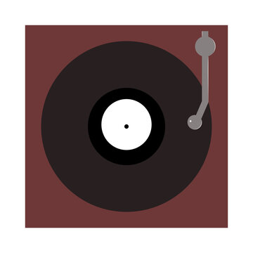 vinyl record player