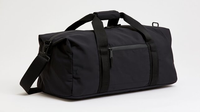 The Black Nylon Duffel Bag for Travel and Weekend Adventures