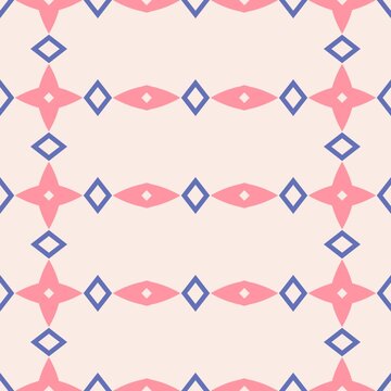 Elegant Symmetrical Design in Soft Pink Tones