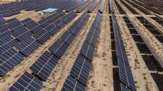 Renewable Energy Landscape with Solar Panels and Wind Turbines in Arid Hilly Terrain of Northwest China