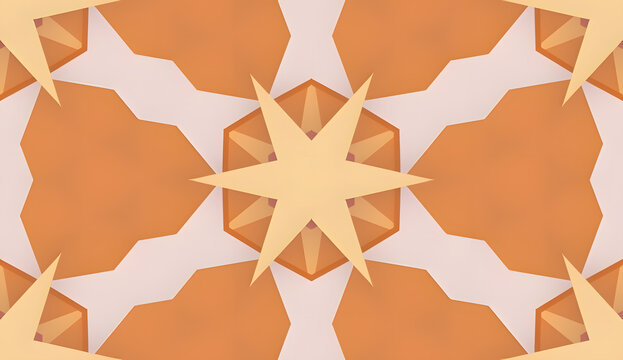 Expressive star shapes with soft overlapping layers