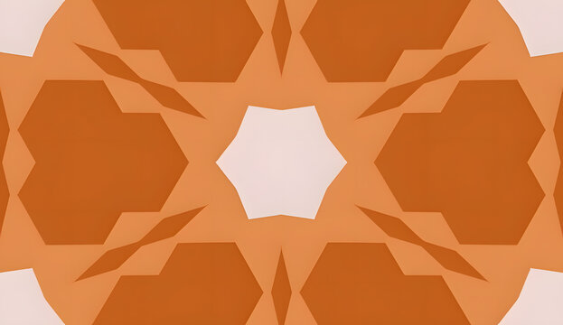 Intriguing hexagonal structures with rich colors