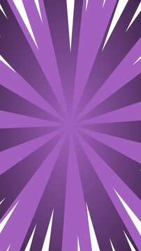 Vertical Retro vintage rays background featuring a dynamic radial wavy pattern and repeating geometric motion.