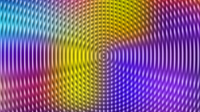 Abstract digital background featuring a vibrant colorful pattern of concentric circles and intersecting lines creating a dynamic moire effect for modern design
