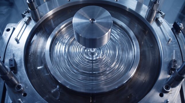 Laboratory rheometer measuring liquid viscosity with rotating plate