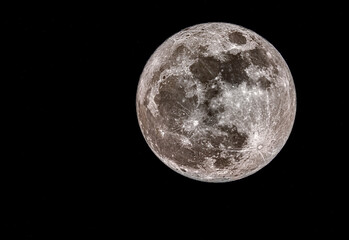 Fototapeta premium full moon in the dark sky