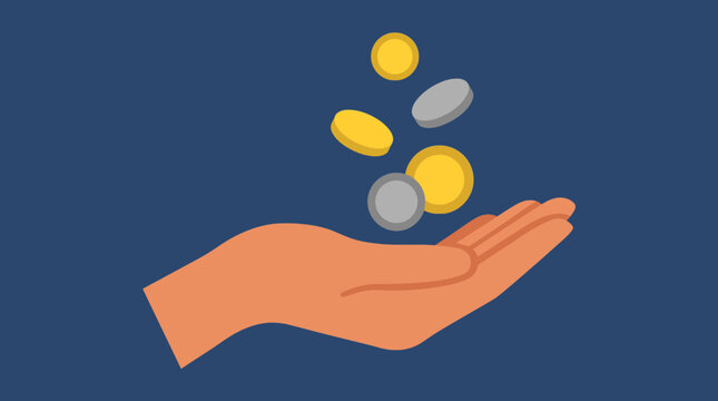 Hand Reaching Out for Spare Change