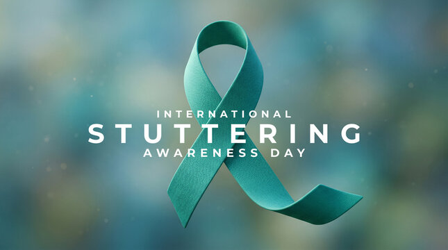 International Stuttering Awareness Day Concept Image, featuring speech support, communication awareness, and inclusion.