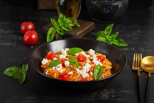 Mediterranean Comfort Food with Orzo, Feta and Fresh Herbs