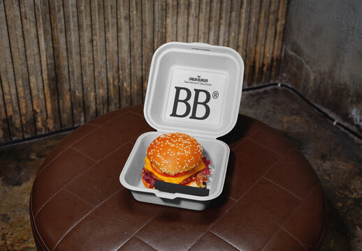 Burger Box Mockup