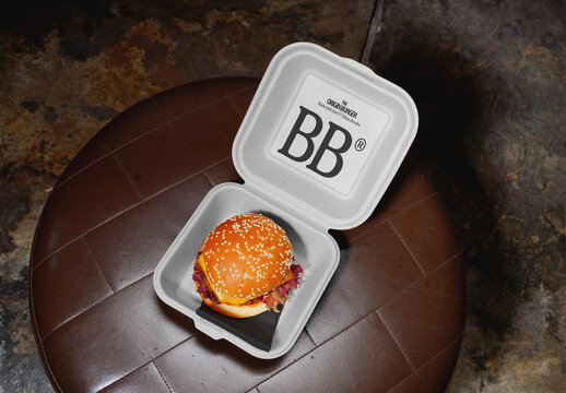 Burger Packaging Mockup