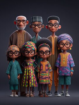 African Family Portrait